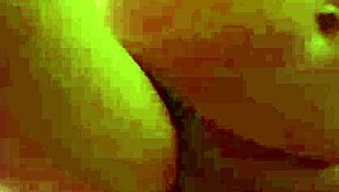 with her ass open and pregnant, she gets anal worship