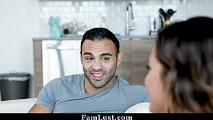 young asian step daughter pleases daddys dick with mouth - famlust