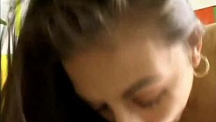 Hot Brunette Blowjob on Casting Couch POV