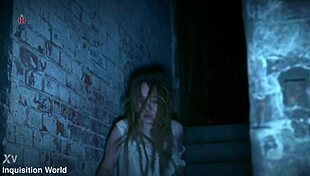 Interrogation Slapping Cute Natural Dreadgirl in Bondage