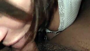 my stepmom wakes me with a blowjob and i cum in her mouth 😈