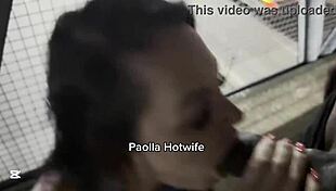 Paolla hotwife fucks nonstop on BR 153 street
