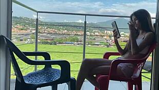 watching the passage, my stepsister gets horny to take my big cock - full story