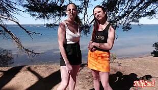 Arianna and Angelina MILFs enjoy a voluptuous French encounter