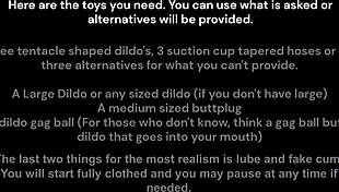 crimson and lost girl in joi with cum in pussy and anal