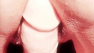 Maturemons Teasing With Toys And Dildo On Her Big Pussy Lips