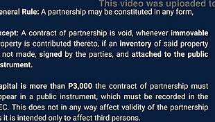 Casual story about partnership law