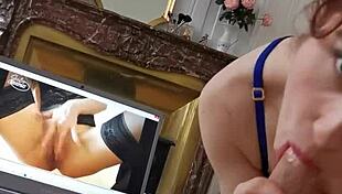 ma copine me suce devant le porno, c'est une amatrice francaise julynovember, non?
