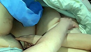 While My Girlfriend Lies Next To Me, I Riskily Masturbate With Our Neighbor!