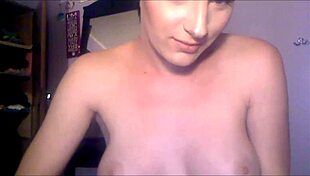 Stunning Shemale with Short Hair Performs Webcam Show, Transsexual Ladyboy Action!