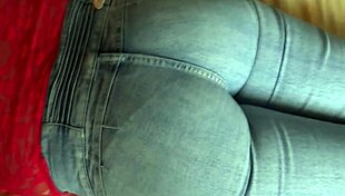 Stepson fucks mother-in-law's ass while she rests and delivers a huge cumshot!