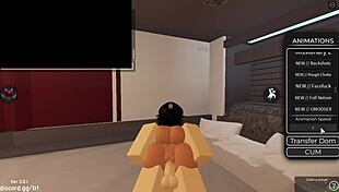 Roblox Condo Surprise: Lucky Day with Intense Doggystyle and Creampie Action