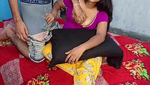 My sexy Sali shows off boobs during hot Indian chudai.