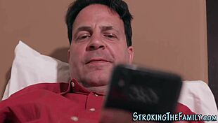 Goth Stepmother MILF Gets Banged Hard and Sprayed With Cum