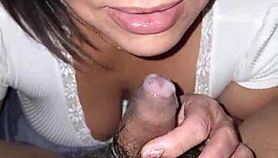 my stepmom wakes me with a blowjob and i cum in her mouth 😈