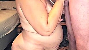 Pregnant MILF Sucks Monster Cock.