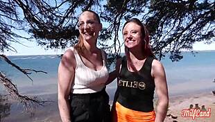 Arianna and Angelina MILFs enjoy a voluptuous French encounter