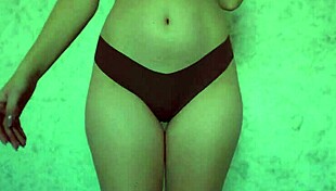 Panties Try On Haul Thong Only Ass Shaking Teasing Free!