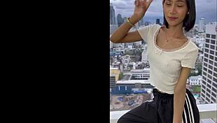 LadyboyStar Bear Picks Up Slender 18+ Petite Ladyboy for Mall Action