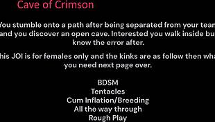crimson and lost girl in joi with cum in pussy and anal