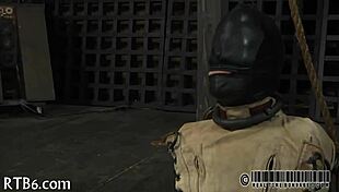 hotty gets punished with detailed bondage and spanking