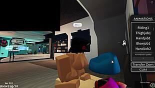 Roblox Condo Surprise: Lucky Day with Intense Doggystyle and Creampie Action