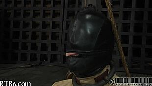 hotty gets punished with detailed bondage and spanking