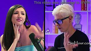 Your body isn't used to fucking that many people when you get started in porn