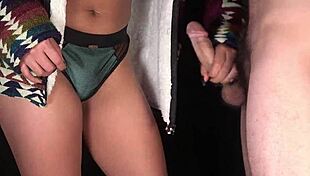 feeling cum on my face from three handjobs by accident