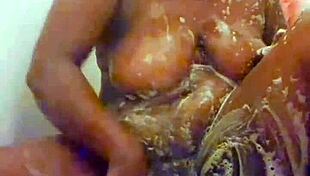 Does Ebony Mom Yuki-Senpai Sneak a Bathtub Climax?