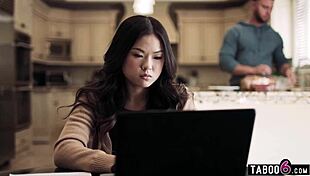 Did Asian Teen Lulu Chu Hear Milf Vic Fuck Her Roommate Seth Gamble Hardcore?