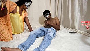 Watch this desi milf's explosive night fuck with boyfriend!