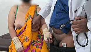 Doctor Checking Telugu Aunty's Boobs with Bold Precision