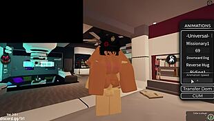 What a lucky day in roblox condo with blowjob and creampie