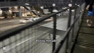 Paolla hotwife fucks nonstop on BR 153 street