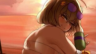 hard sex with my busty girlfriend in 3d anime style