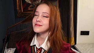 I never expected to fuck my hot student, bending her over for rough anal and riding her hard.