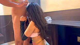 hot sexy bhabhi gets holi colors and gives blowjob before anal sex