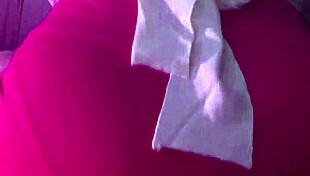 Panties to the side for some upskirt fucking and cumshots