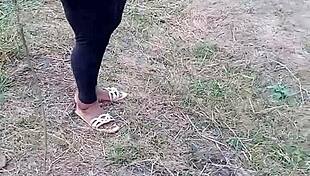 i fucked the pretty girl with big tits and huge ass in the bush