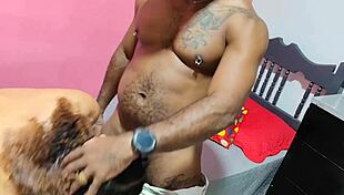 horny neighbor intensely fucks the hot niece while wife is away