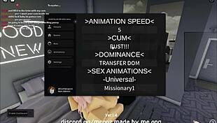 Hey, fucking a cute catgirl in doggystyle on roblox condo 😏