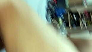 pegging loira safadinha with monster cock in pov