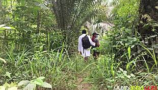The doctor and science student CAUGHT IN BUSH during practice
