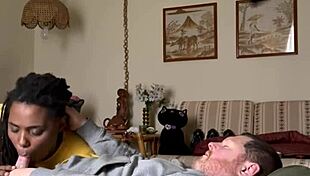 Homemade Amateur Ebony Wants To Suck Dick In Bedroom