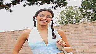 Slender Pig Tailed Teen Fucks Stranger And Loves Dick