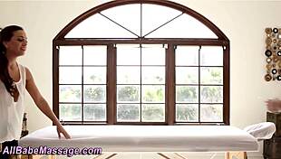 feeling aroused by lesbian hottie fingering massage