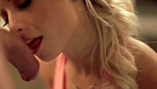 blonde babe's erotic oral adventure