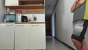 did i fuck my husband's beautiful friend in the kitchen while he was showering?