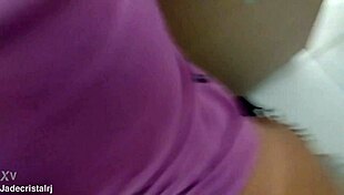Damn, furniture mover pounds Brazilian housewife in fishnets hard!